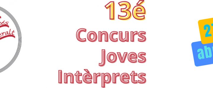 13é CONCURS DE JOVES INTÈRPRETS 2024